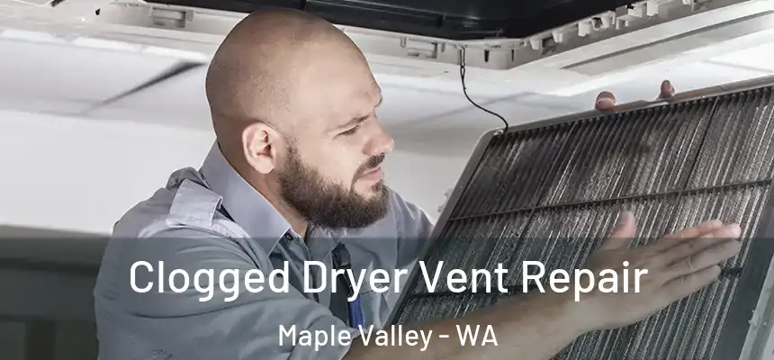  Clogged Dryer Vent Repair Maple Valley - WA