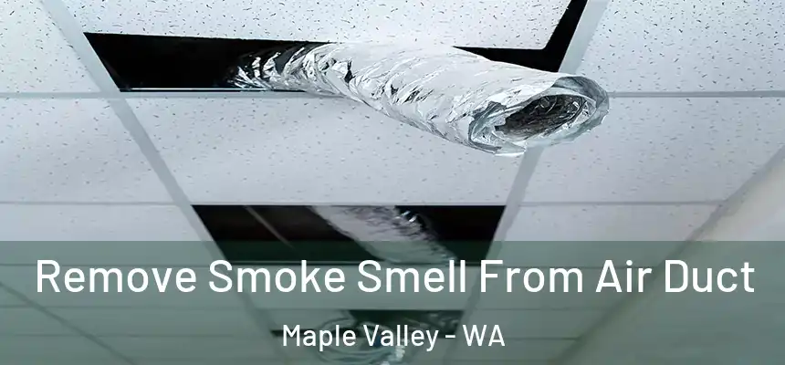 Remove Smoke Smell From Air Duct Maple Valley - WA